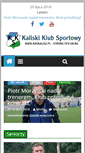 Mobile Screenshot of kkskalisz.pl